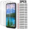 3 ชิ้นป้องกันหน้าจอแบบเต็มสําหรับ Samsung Galaxy A12 A22 A32 A52S A13 A33 บน Samsung A53 A72 A73 A54 A14 A24 a34 กระจกนิรภัย